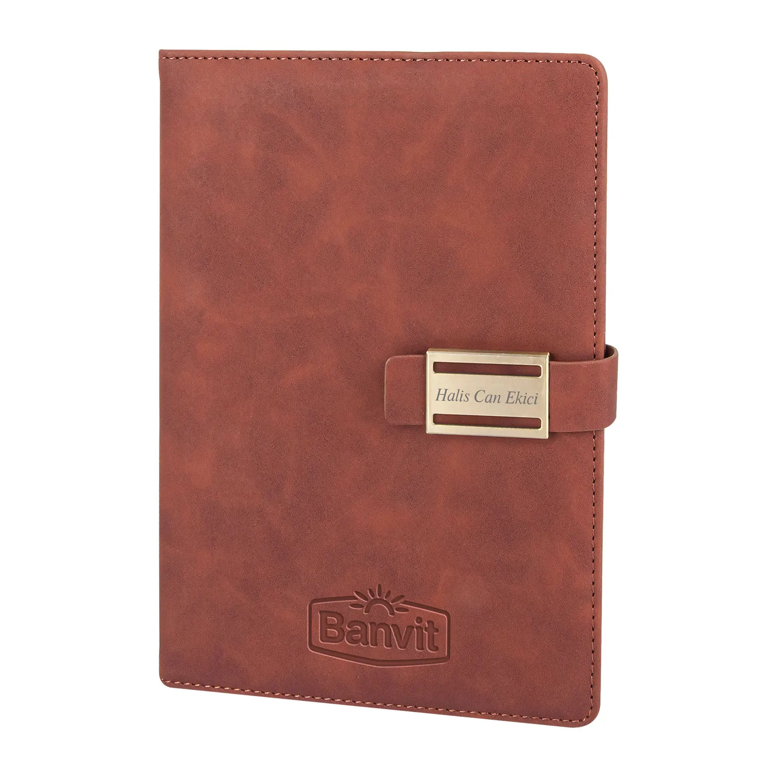 AKINCI KAHVERENGİ TARİHSİZ DEFTER (15X21 CM)