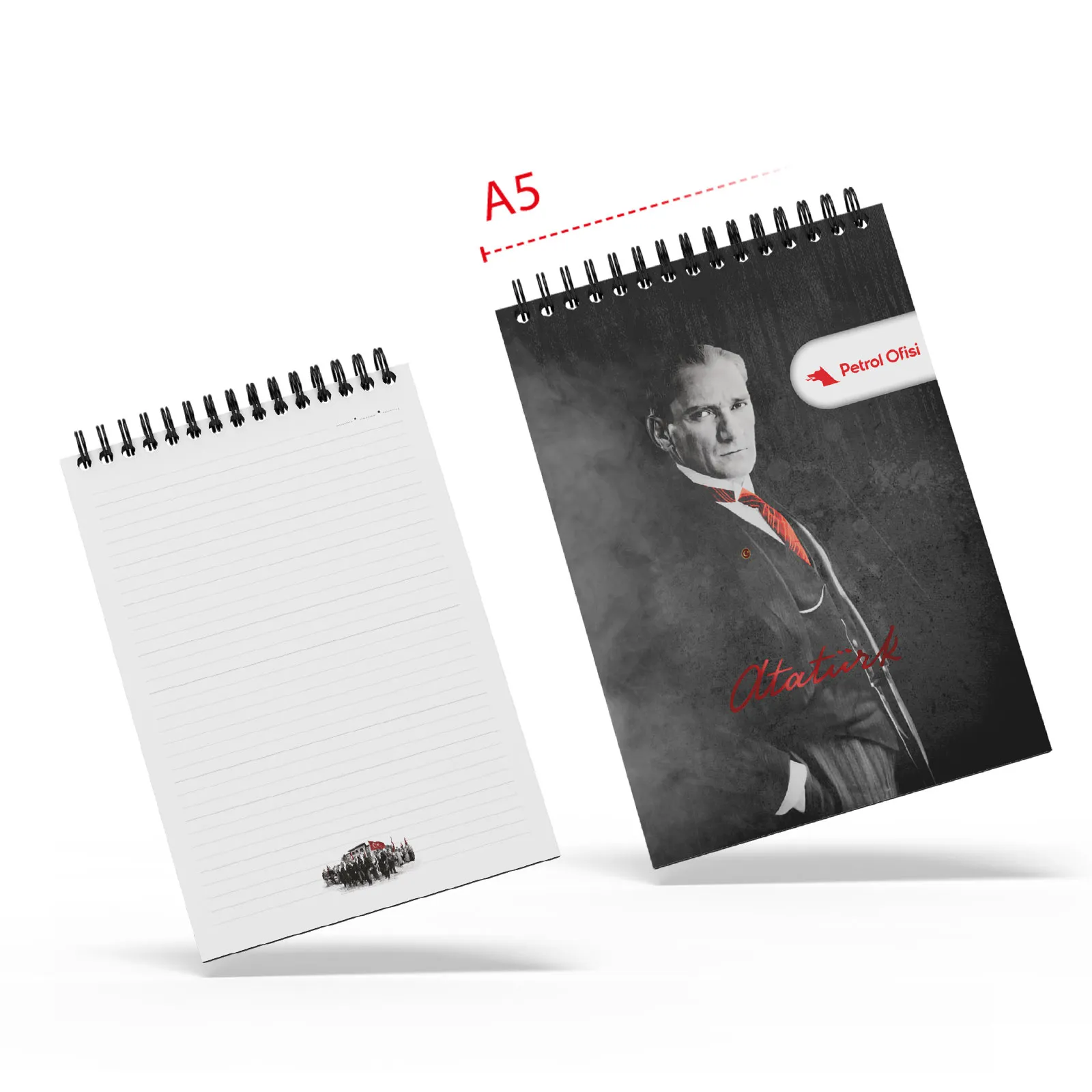 ALA-28 ATA SPİRALLİ A5 BLOKNOT