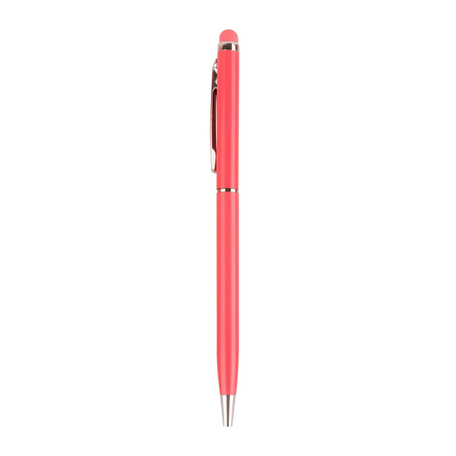 BAYRAKLI PEMBE METAL TÜKENMEZ KALEM
