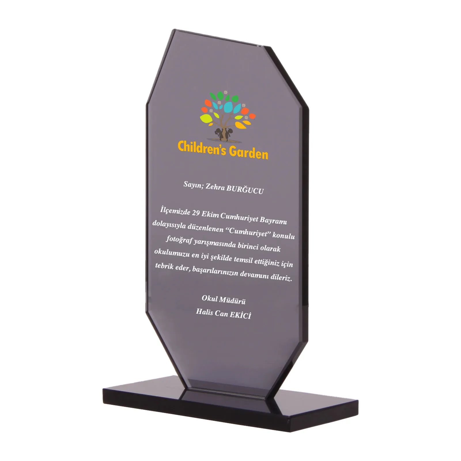OSKAY KRİSTAL PLAKET