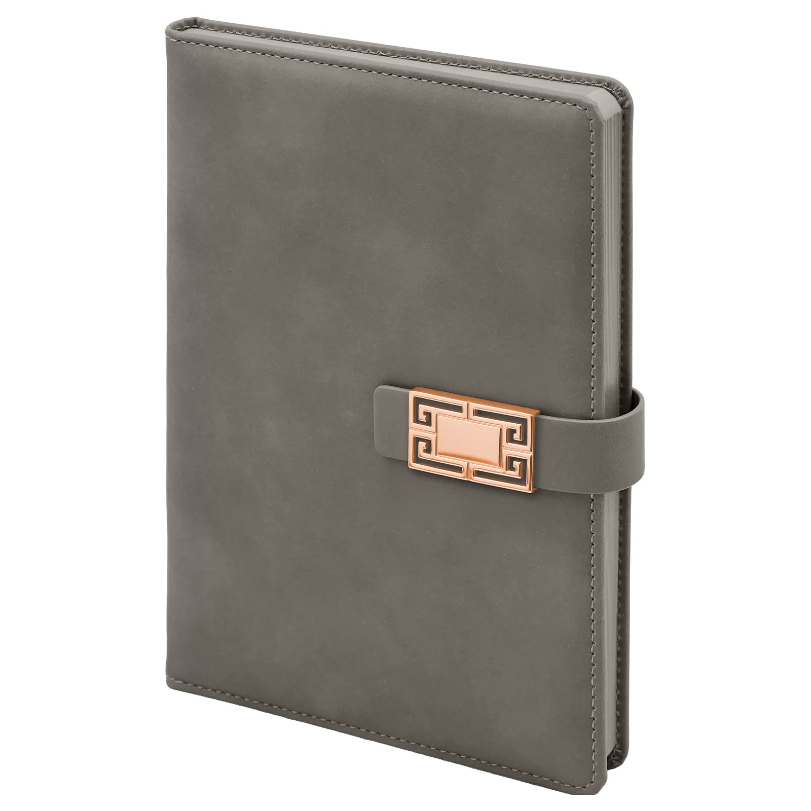 ÖVEÇLER GRİ TARİHSİZ DEFTER (15X21 CM)